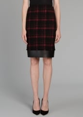 Smokey Plaid Aviana Skirt at Lafayette 148