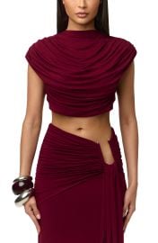 Smooth Draped Crop Top at Nordstrom