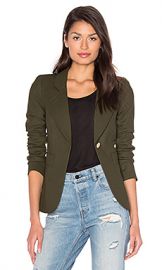 Smythe Classic Duchess Blazer in Army from Revolve com at Revolve