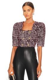 Smythe Cropped DB Jacket at Revolve