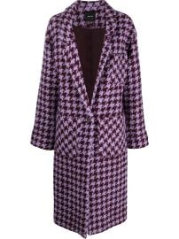 Smythe Houndstooth single-breasted Coat - at Farfetch