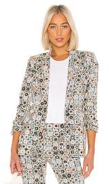 Smythe Lounge Blazer in Graphic Floral from Revolve com at Revolve