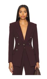 Smythe Not A Db Blazer in Plum at Revolve