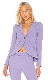 Smythe One Button Blazer in Lavender at Revolve