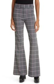 Smythe Plaid Bootcut Pants at Nordstrom