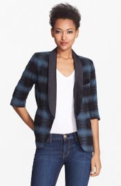 Smythe Plaid Smoking Jacket at Nordstrom