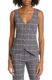 Smythe Plaid Waistcoat at Nordstrom