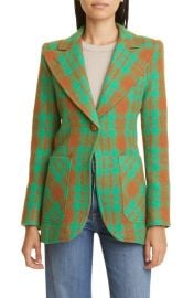 Smythe Plaid Wool Cutaway Jacket at Nordstrom