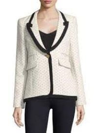 Smythe Polka Dot Peak Lapel Blazer at Saks Fifth Avenue