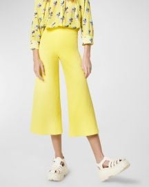 Smythe Stretch Cotton Gaucho Pants at Neiman Marcus