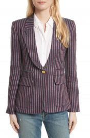 Smythe Stripe Cotton Blazer at Nordstrom