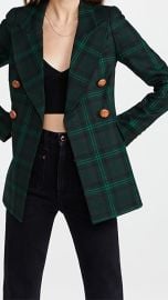 Smythe Wedding Blazer in Hunter Green Plaid at Shopbop