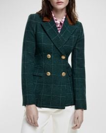 Smythe Windowpane Wool-Blend Wedding Blazer at Neiman Marcus