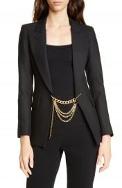 Smythe x Jenny Bird Chain Embellished Blazer   Nordstrom at Nordstrom