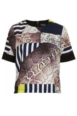 Snake Cutabout Tee at Topshop