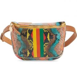 Snake Embossed Leather Belt Bag by Clare V. at Nordstrom