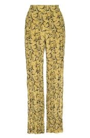 Snake Print Silk Pants at Nordstrom