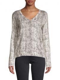 Snake-Print Sweater at Saks Off 5th