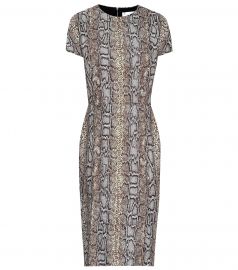 Snake-jacquard dress at Mytheresa