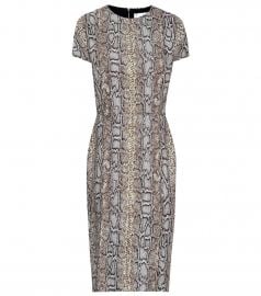 Snake-jacquard dress at Mytheresa