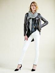 Snake leather jacket by Blur at Free People