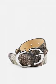 Snake logo belt at Topshop