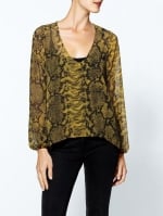 Snake print blouse by Eight Sixty at Piperlime at Piperlime