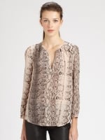 Snake print blouse by Joie at Saks Fifth Avenue