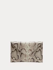 Snakeskin Clutch at Banana Republic