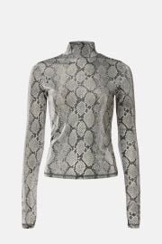 Snakeskin Printed Turtleneck by Coperni Rent the Runway at Rent the Runway