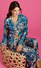 Snapdragons Silk Classic Pj Set at BedHead