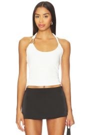 Sndys Ash Tank Top In White at Revolve