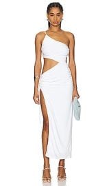 Sndys Nera Cutout Maxi Dresss In White at Revolve