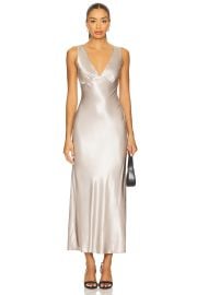 Sndys Tove Slip Dress In Smoke at Revolve