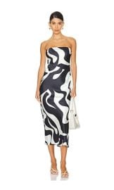 Sndys X Revolve Angel Dress In Black Swirl at Revolve