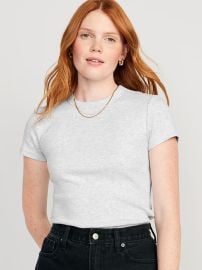 Snug Crop T-Shirt at Old Navy