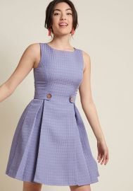 So Sixties A-Line Dress in Violet at ModCloth