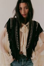 So Studded Suede Collar at Free People