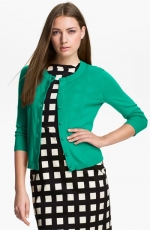 Sofia cardigan in green by Kate Spade at Nordstrom