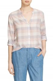 Soft Joie  Dane  Plaid Roll Sleeve Shirt at Nordstrom