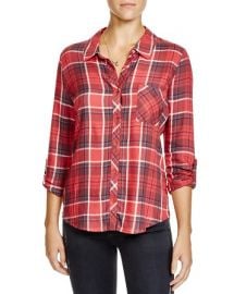 Soft Joie Anabella Plaid Twill Shirt at Bloomingdales