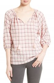 Soft Joie Legaspi Plaid Top at Nordstrom