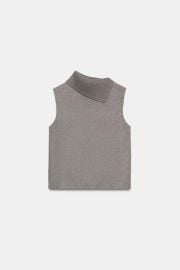 Soft Open Neck Top at Zara