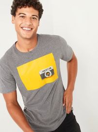 Soft-Washed Graphic Tee for Men at Old Navy