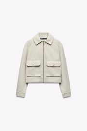 Soft Zippered Jacket at Zara