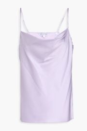 Sola Draped Silk Blend Satin Camisole at The Outnet