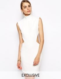 Solace  Solace London Stone Mini Dress With Cut Out Back at Asos