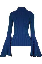 Solace London - Sattal ribbed stretch-knit turtleneck top at Net A Porter