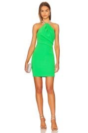 Solace London Kami Mini Dress In Green at Revolve