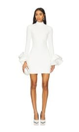 Solace London Payton Mini Dress In Cream at Revolve